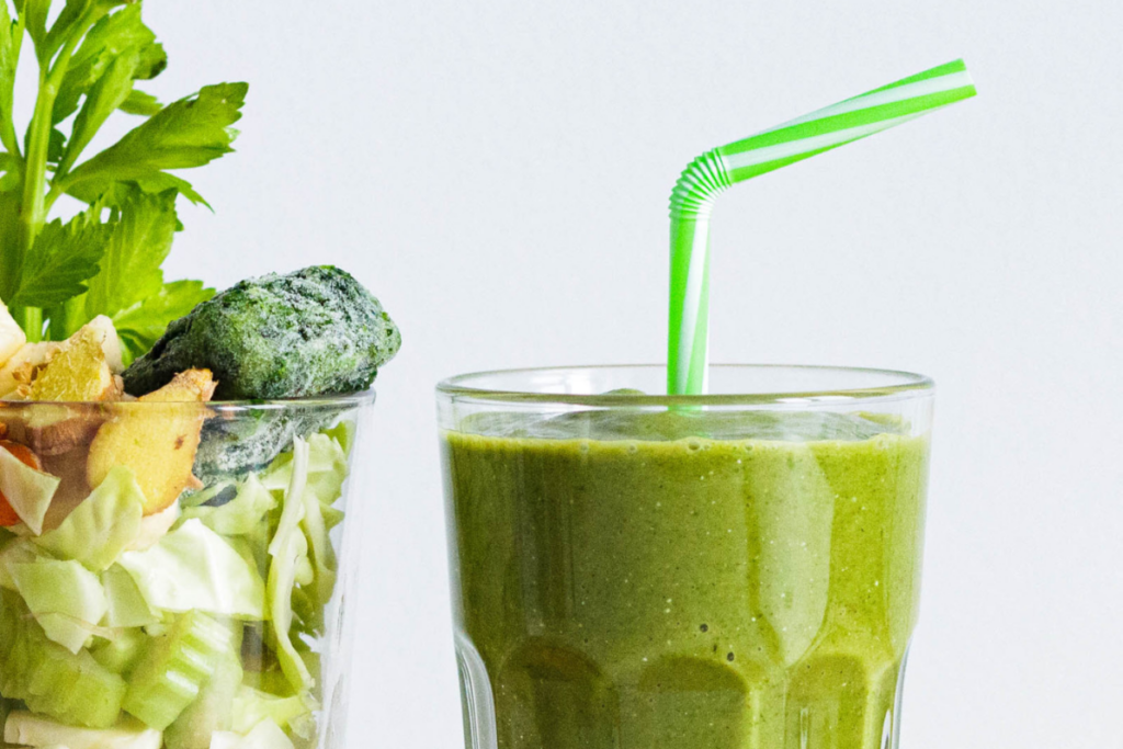 Super Refreshing Vegetable Green Smoothie