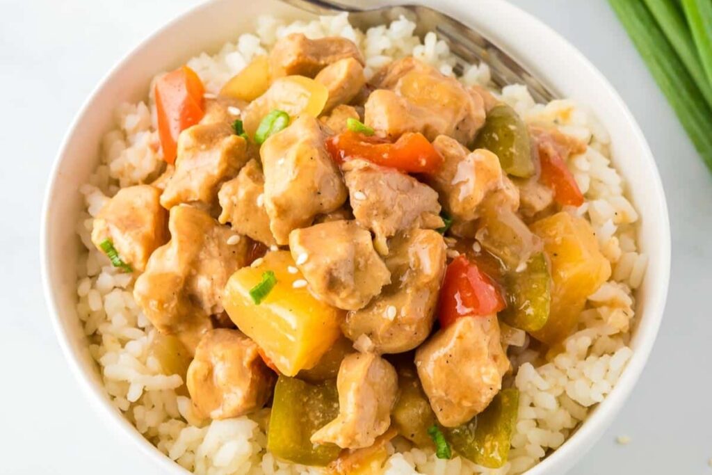 Sweet And Sour Pork (In The Slow Cooker) 