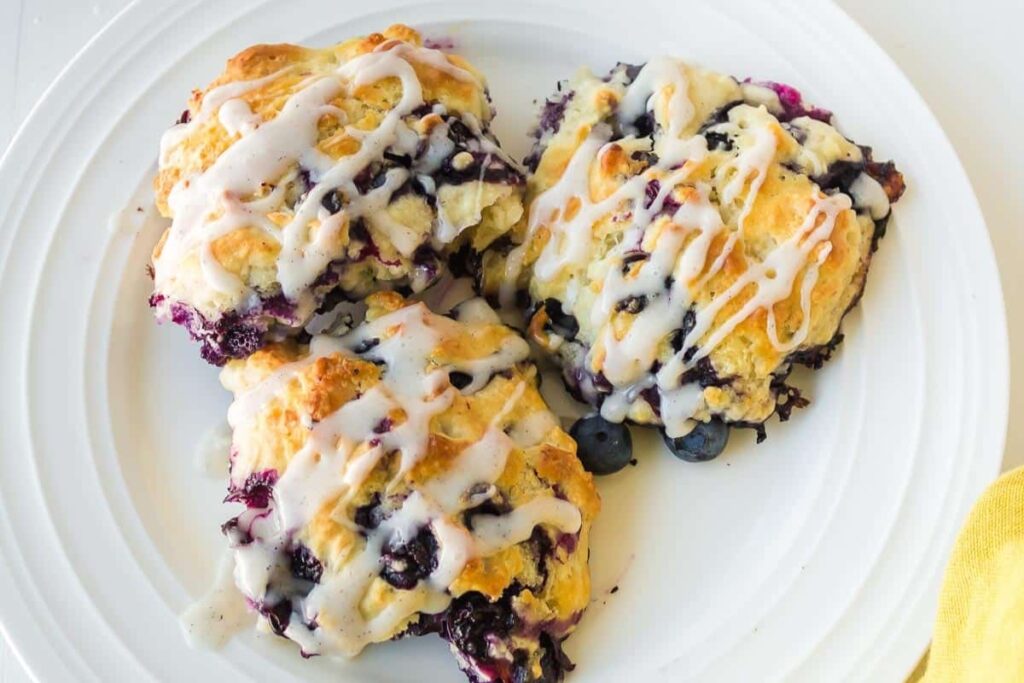 Sweet Blueberry Biscuits 