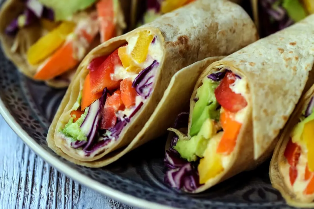 Vegan Wraps with Hummus 