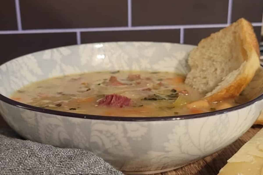 White Bean And Ham Soup 