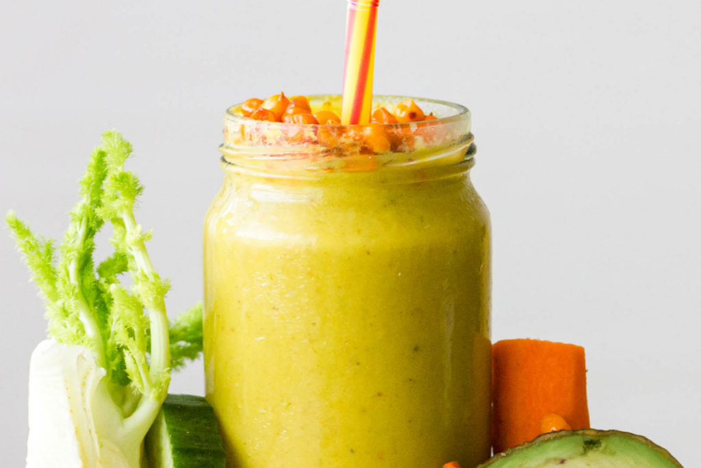 Yellow Afternoon Vegetable Smoothie