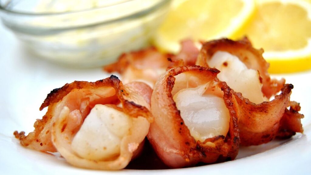 bacon wrapped scallops