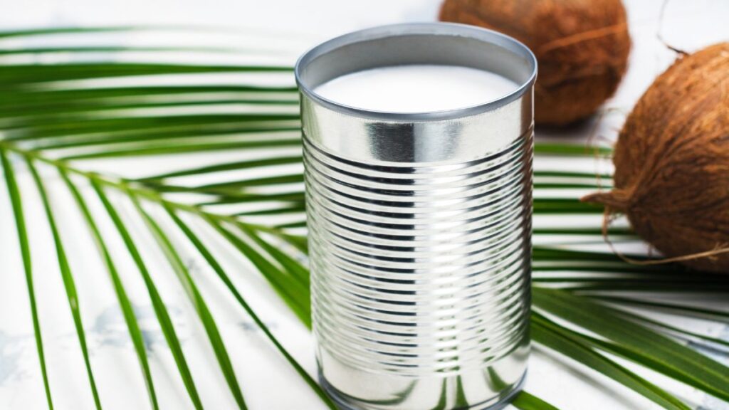 canned coconut milk