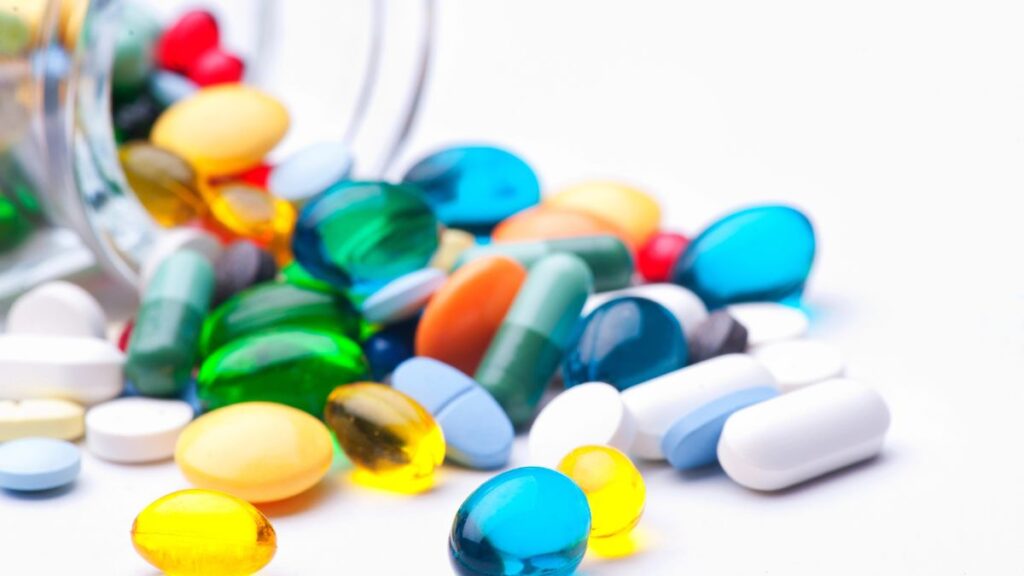 colorful pills