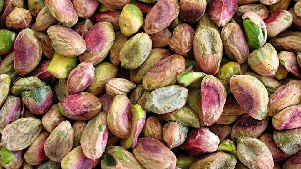 colorful pistachios