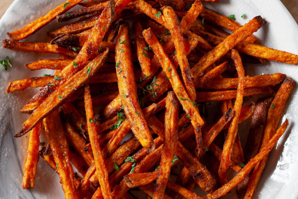 crispy sweet potato fries 