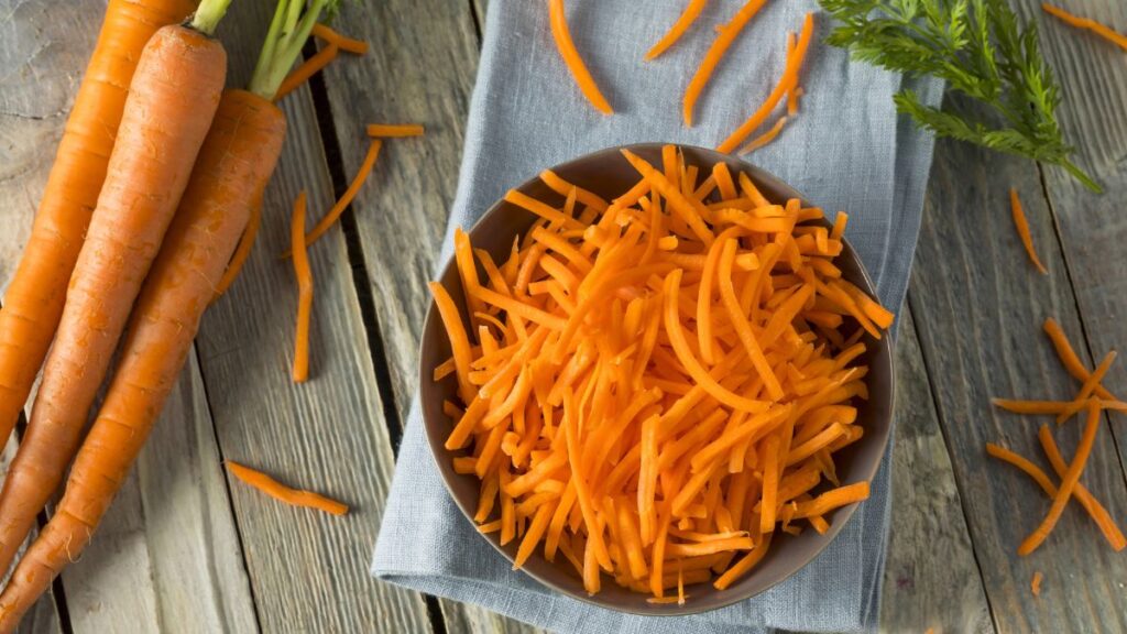 grated carrots