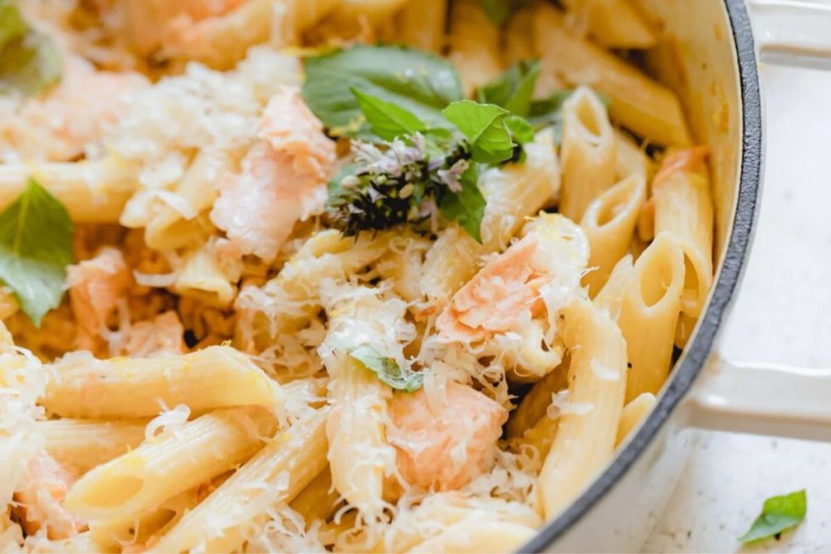 Creamy Penne Salmon Pasta Recipe