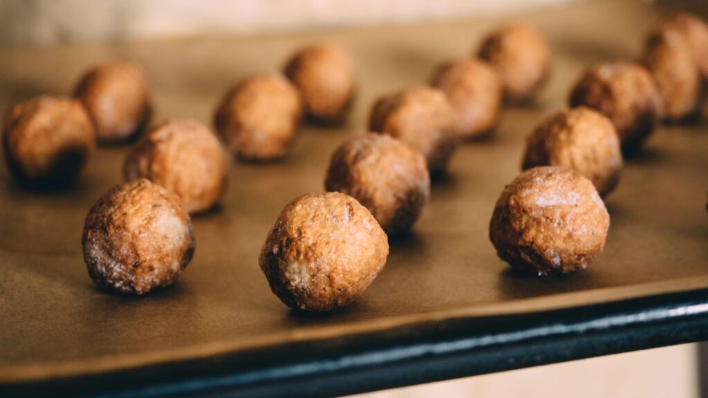 meatballs on a sheetpan