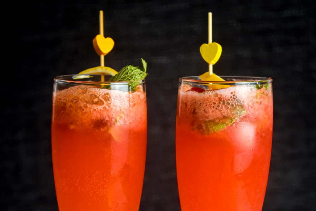 raspberry twist cocktail