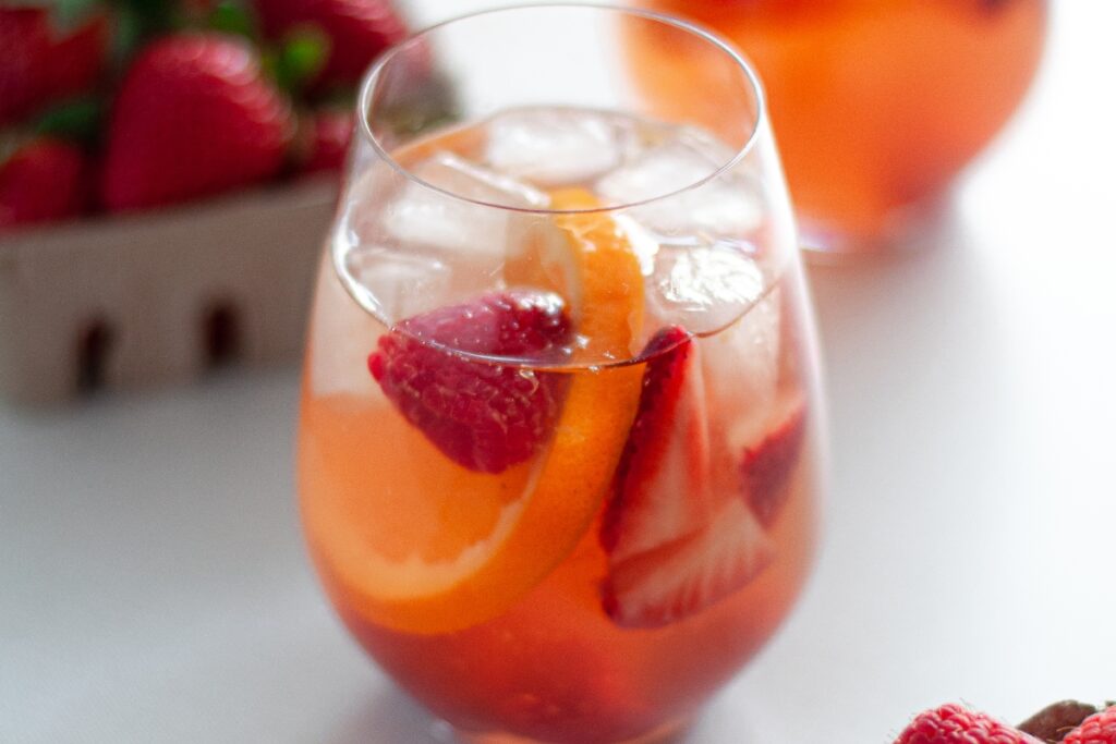 rosé sangria