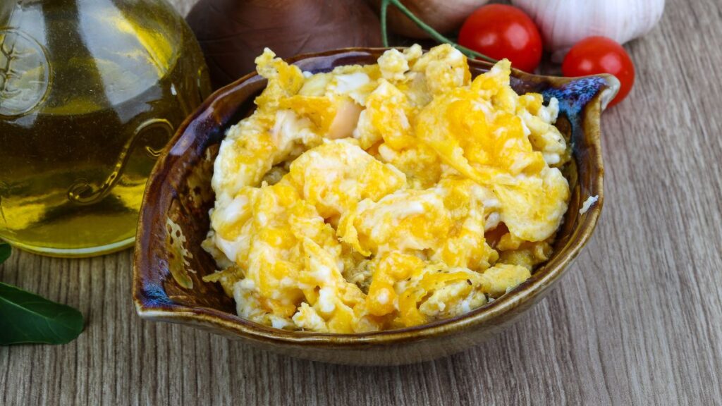 scrambled eggs