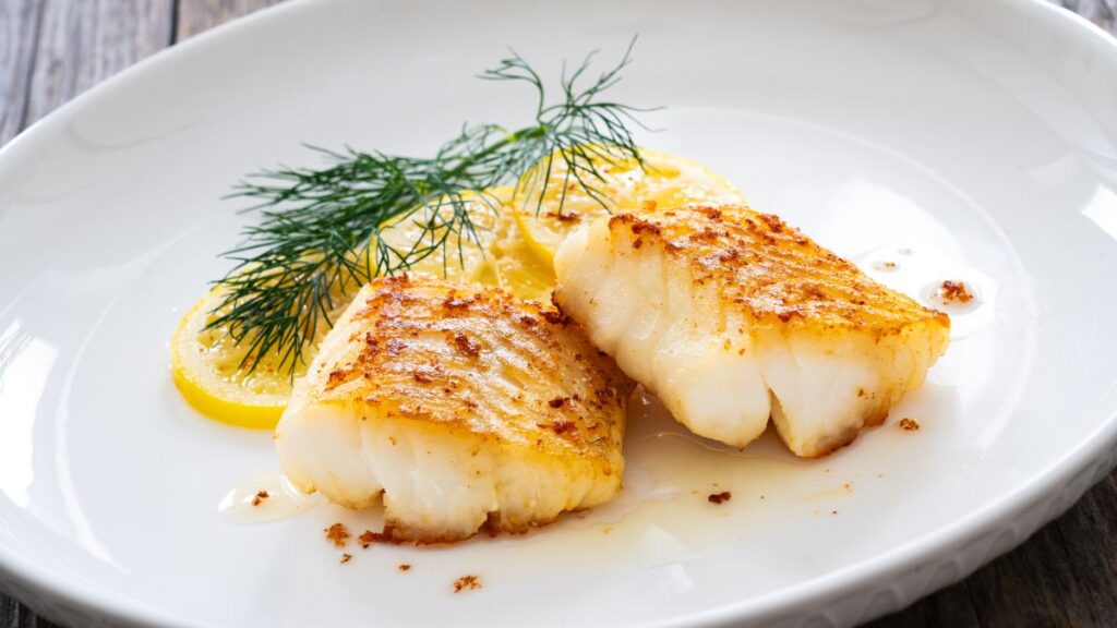 seared cod