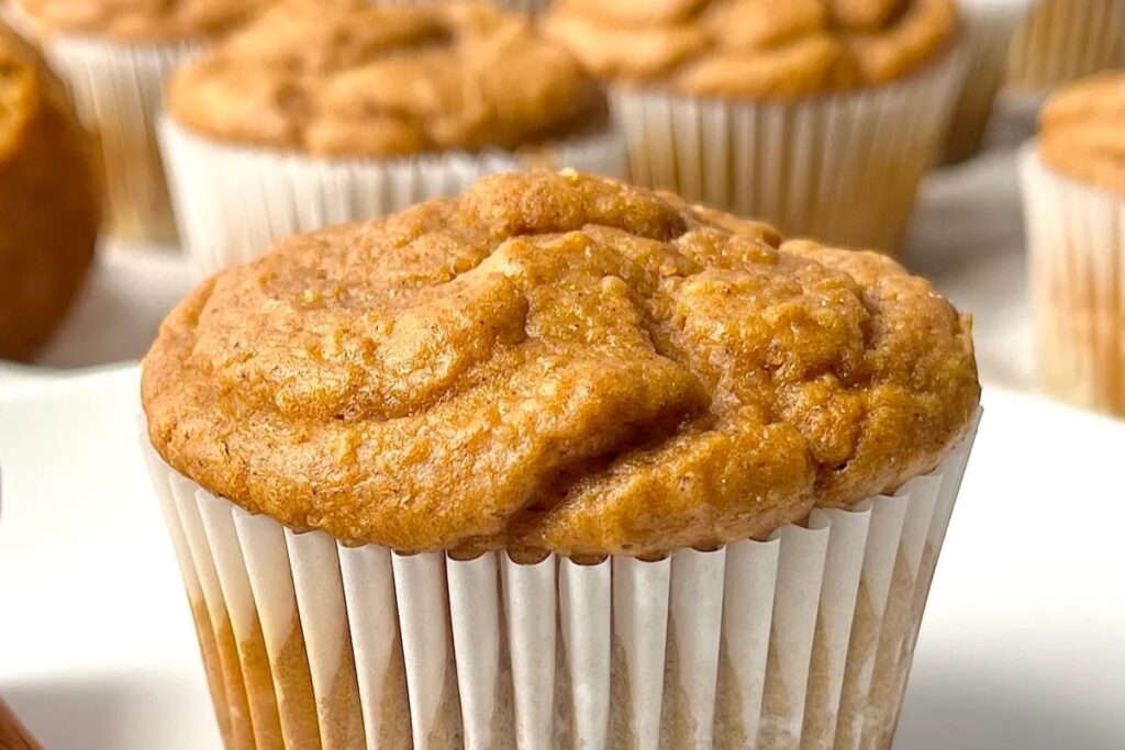 3 Ingredient Pumpkin Muffins With Cake Mix