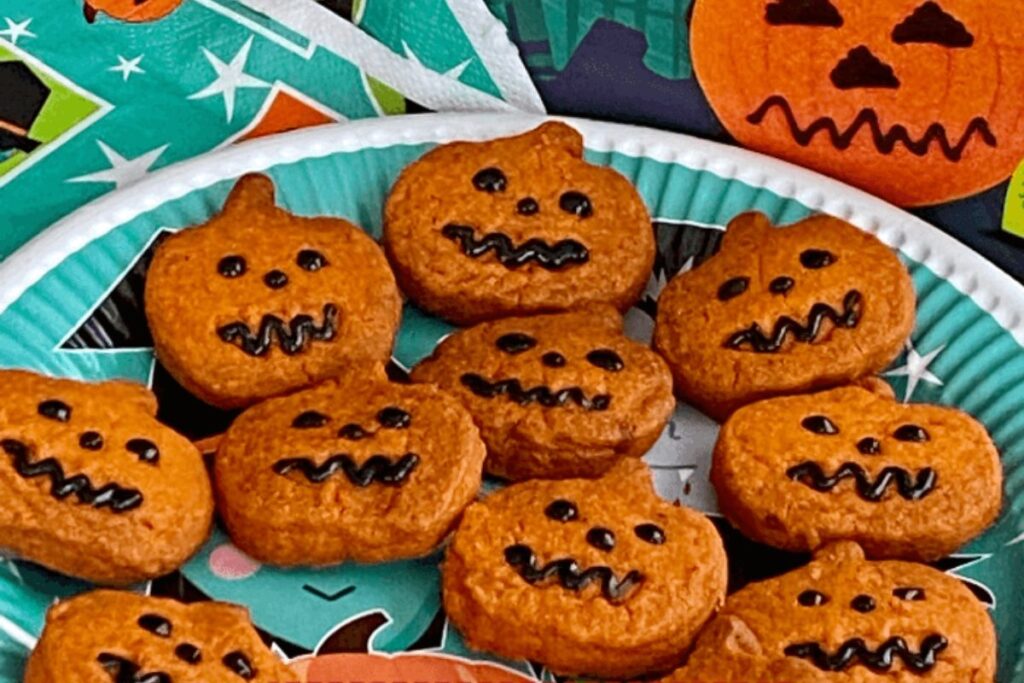 Air Fryer Halloween Cookies 