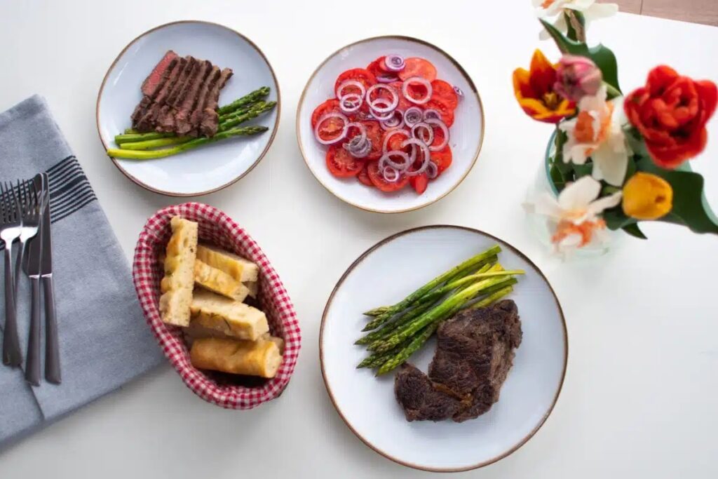 Beef Tenderloin With Asparagus