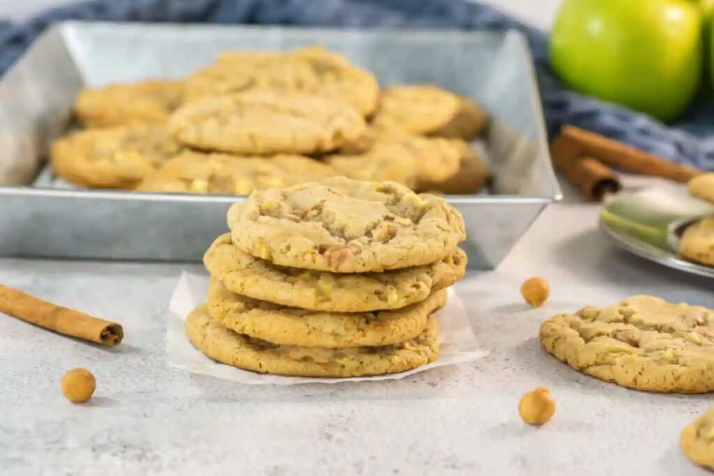 Best Chewy Caramel Apple Cookies