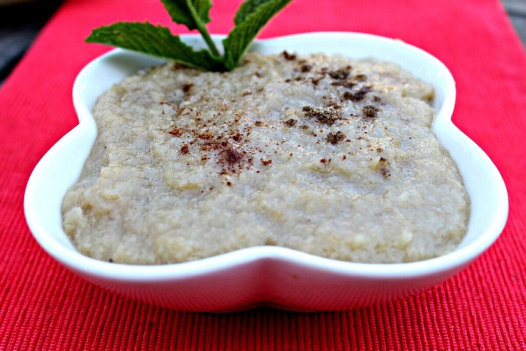 Cauliflower Rice Pudding