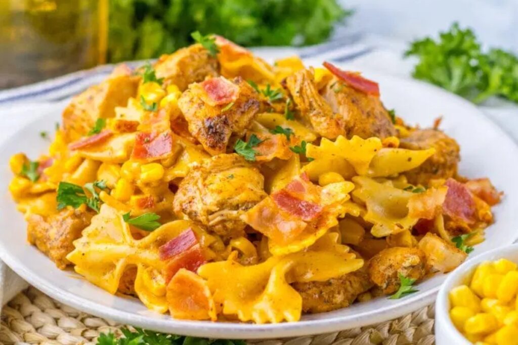 Creamy Chicken and Corn Pasta