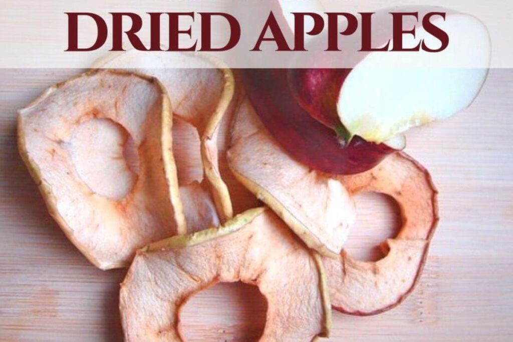 Dehydrate Apples