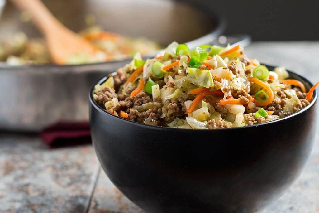 Egg Roll in a Bowl 