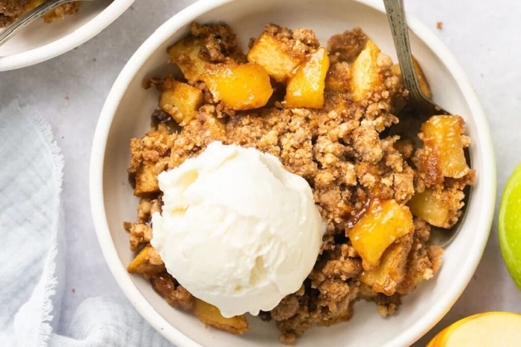 Healthy Apple Crumble
