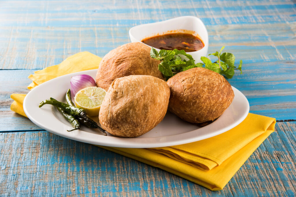 Kachori or Kachauri or Kachodi or Katchuri is a spicy snack