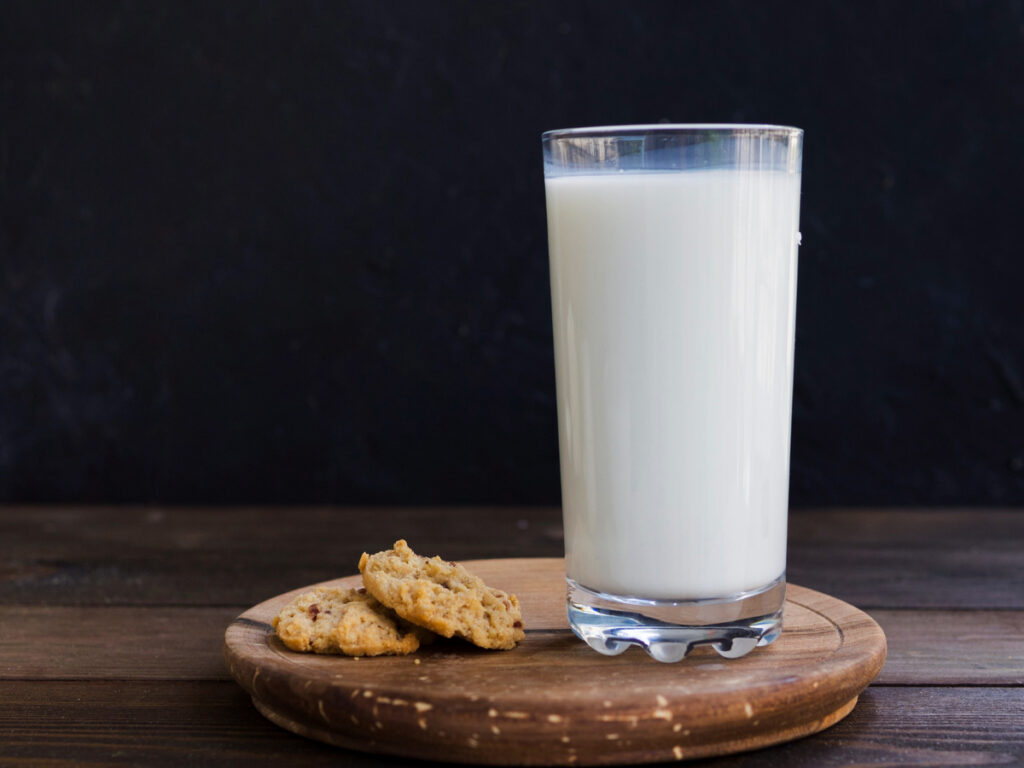 A glass of methi lassi