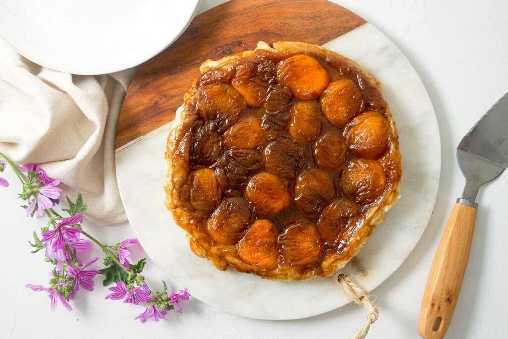 Peach Tarte Tatin