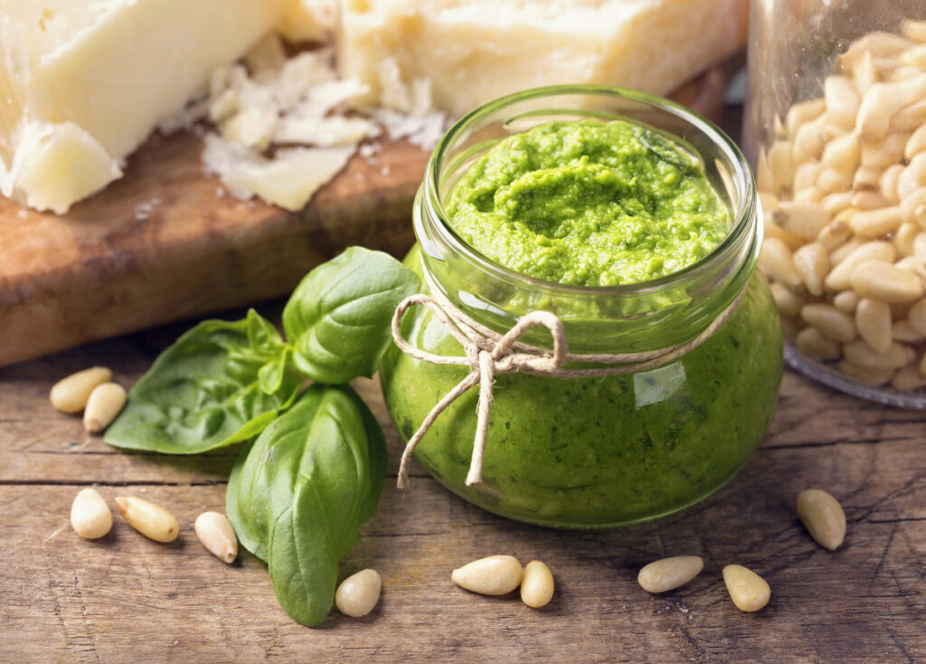 Homemade pesto 