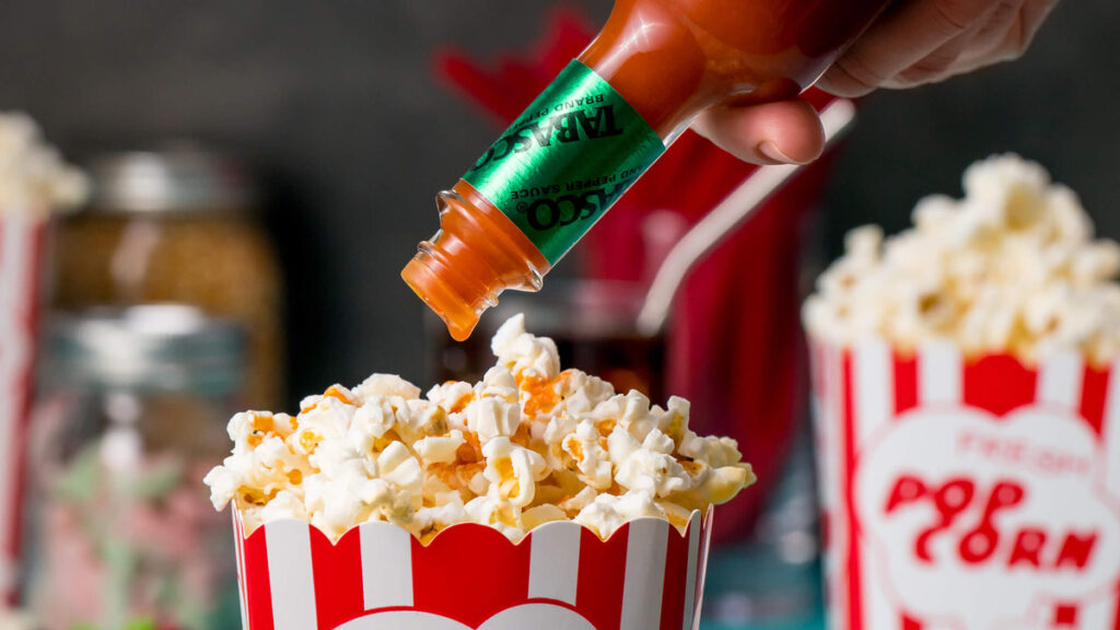 Popcorn and Hot Sauce