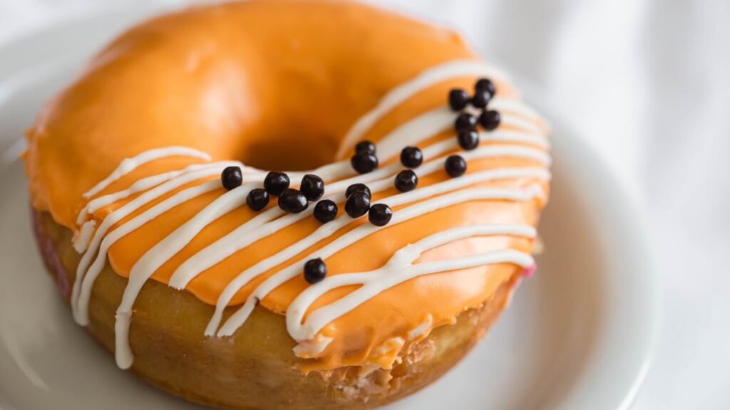 Pumpkin maple donut