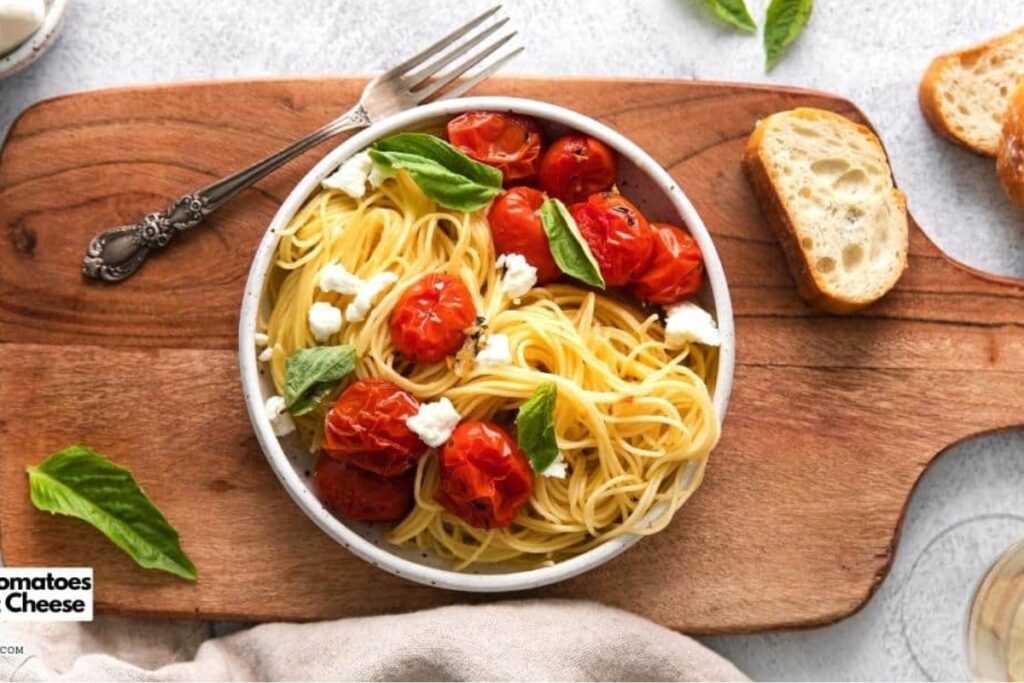 Roasted Tomatoes With Goat Cheese Pasta