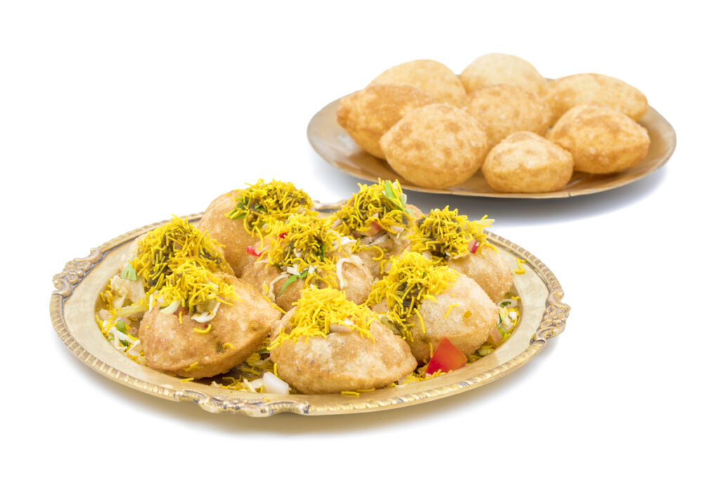 Indian Spicy Chaat Item Sev Puri