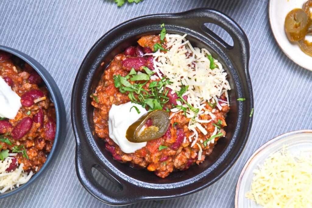 Slow Cooker Bison Chili 