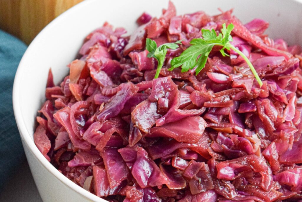 Slow Cooker Red Cabbage