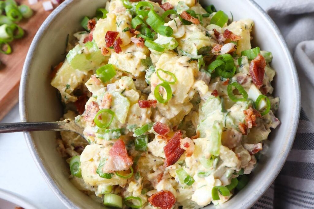 The Best Easy Potato Salad With Spring Onions