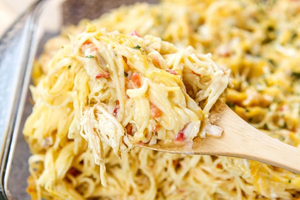 Ultimate Creamy Chicken Spaghetti 