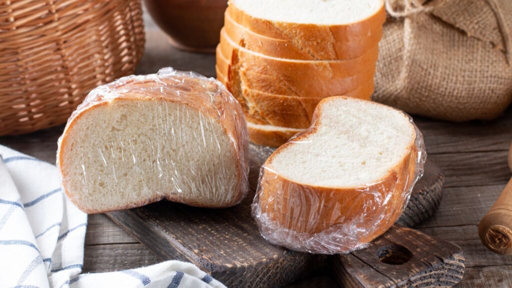 bread in plastic