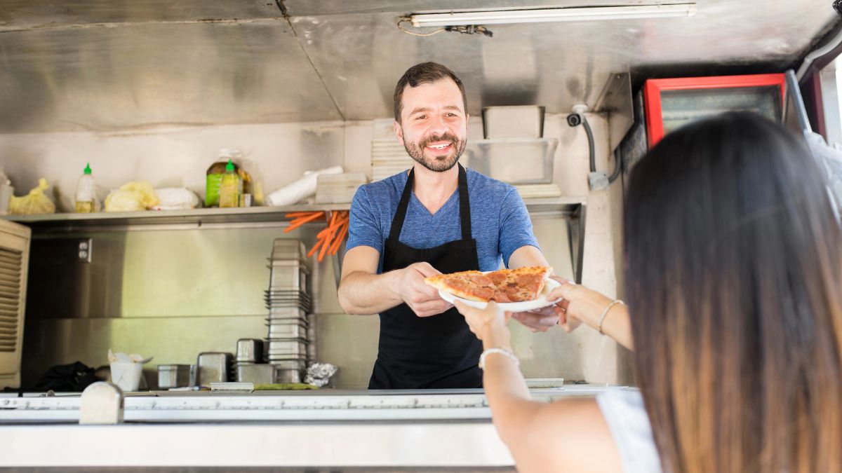 cooks on food truck