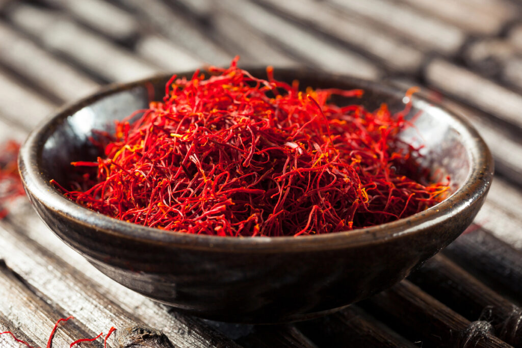 Raw Organic Red Saffron Spice