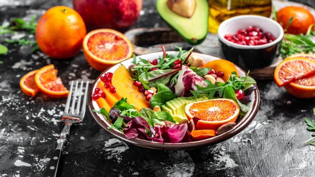 salad with fruit