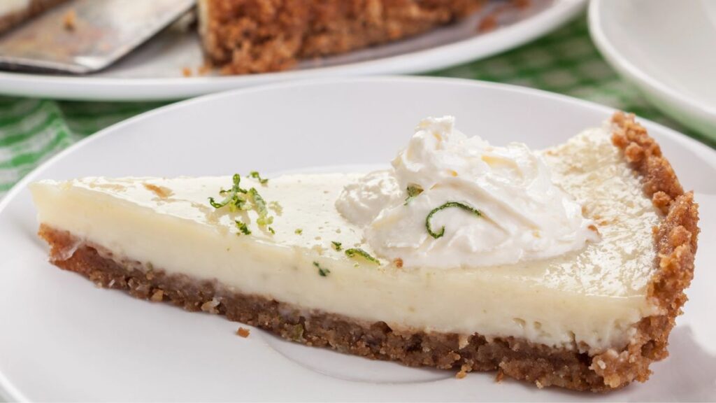 slice of key lime pie