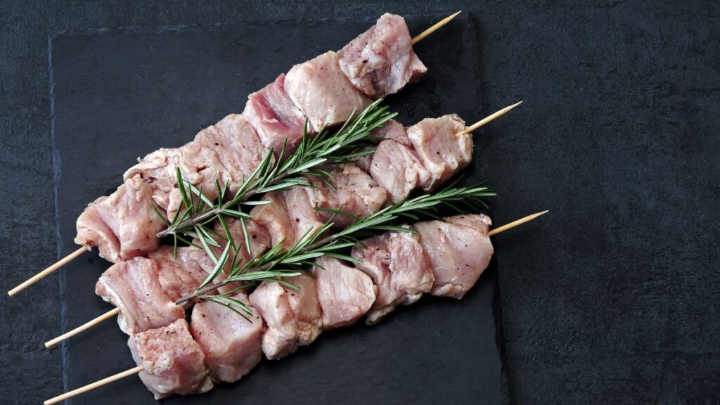 steak kebabs