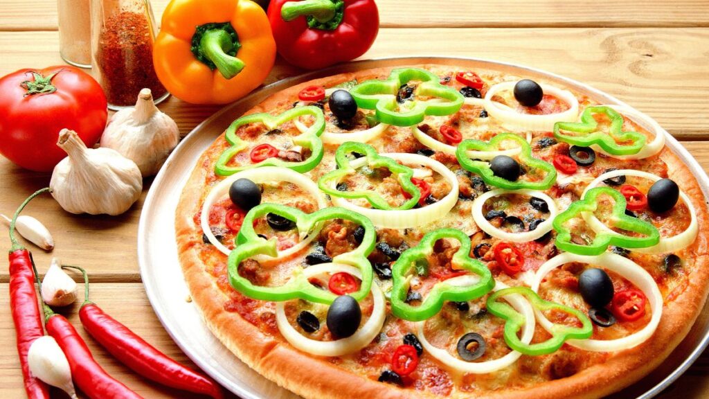 vegetable pizza