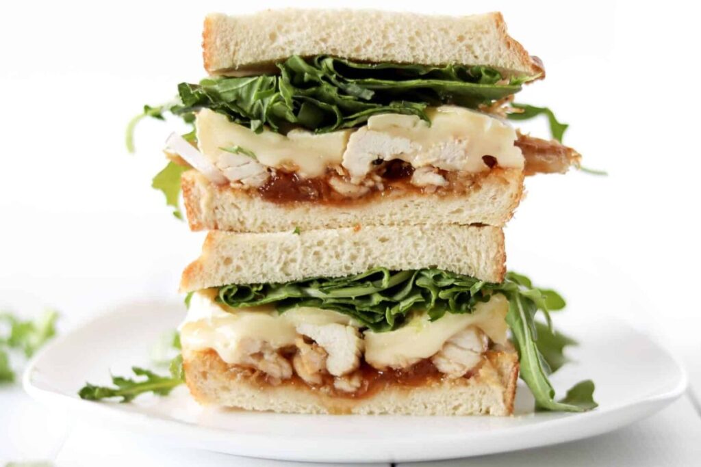 Apricot Brie Chicken Sandwiches