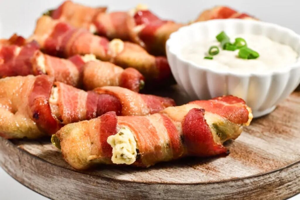 Bacon Wrapped Jalapeno Poppers