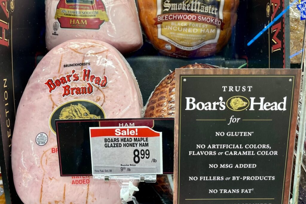 Boar's Head deli meat lunch meat