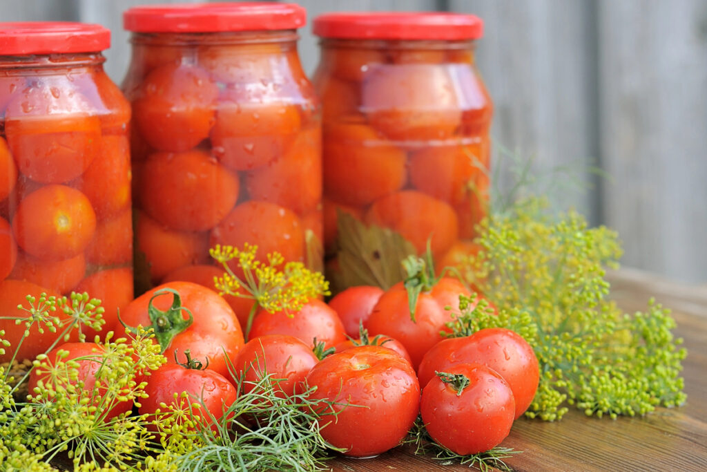 Canned tomatoes